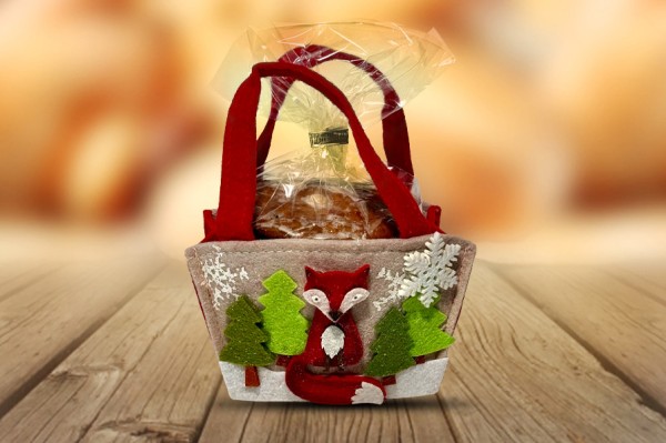 Geschenktasche Winterwald mit Elisenlebkuchen