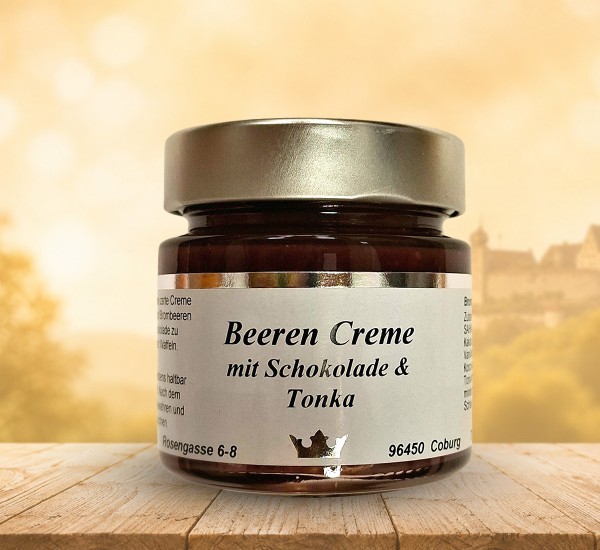 Beeren Creme mit Schokolade und Tonka FA