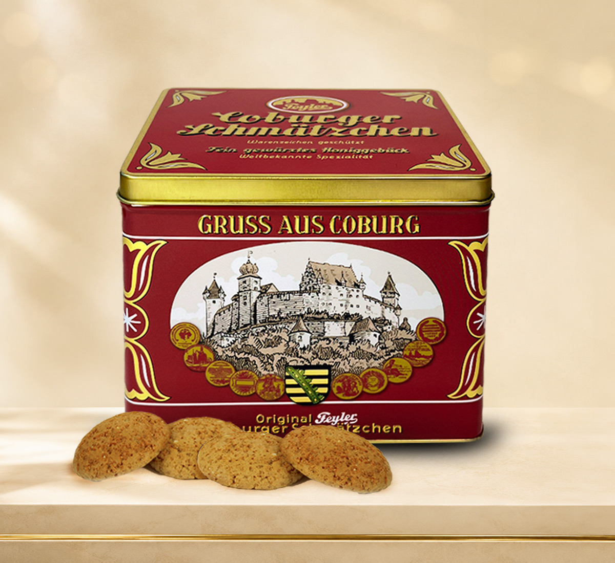 Blechdose Coburger Schmätzchen 400g
