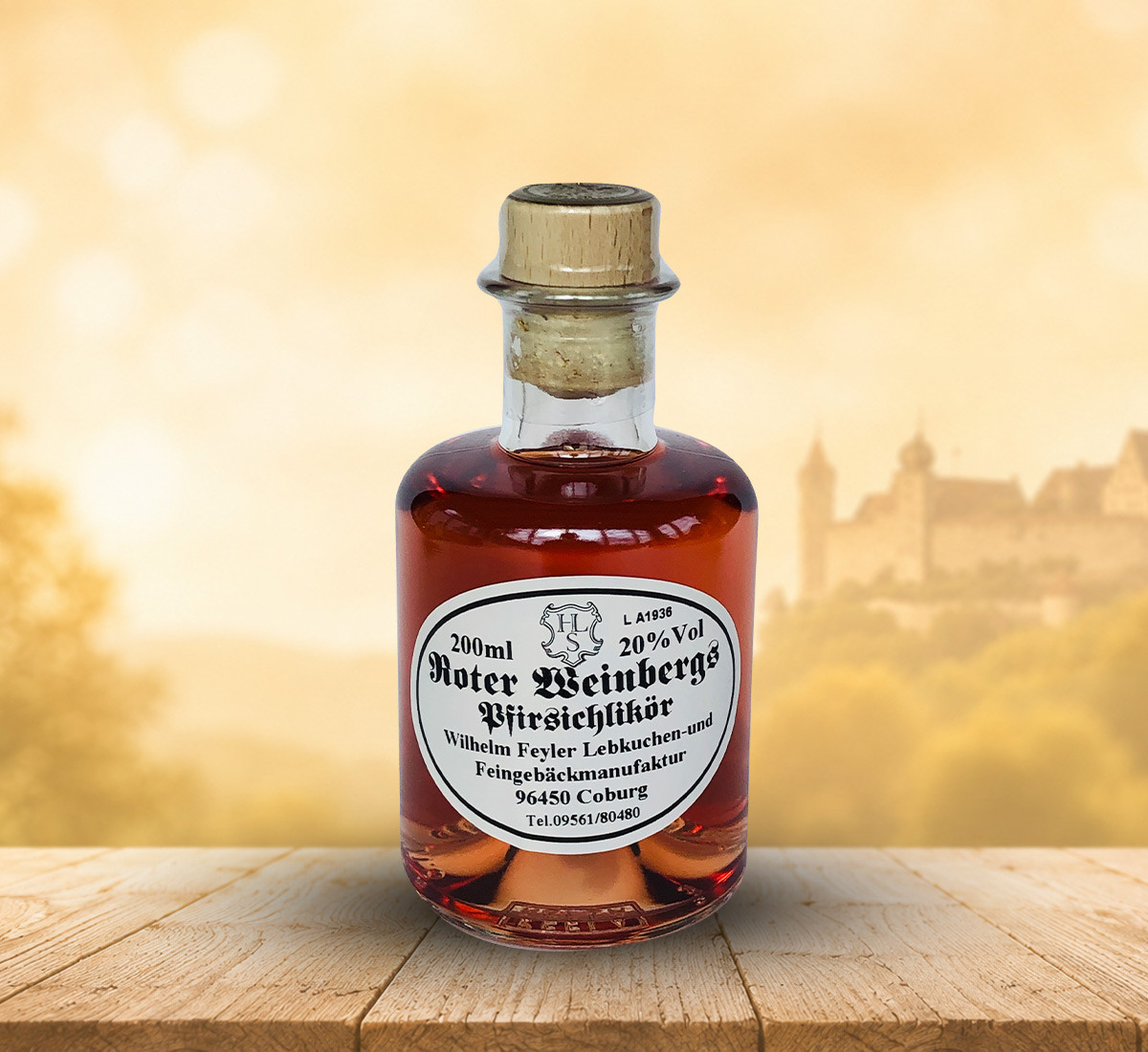 Roter Weinbergspfirsich Likör 200ml