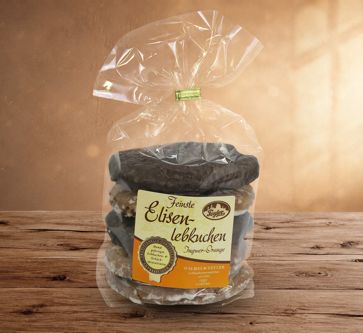 Elisenlebkuchen "Ingwer-Orange" 300g