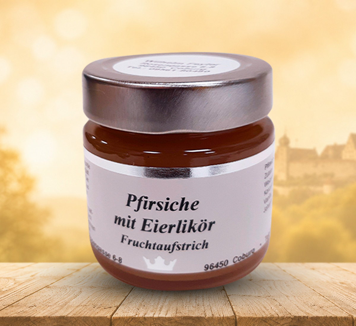 Pfirsich mit Eierlikör Fruchtaufstrich