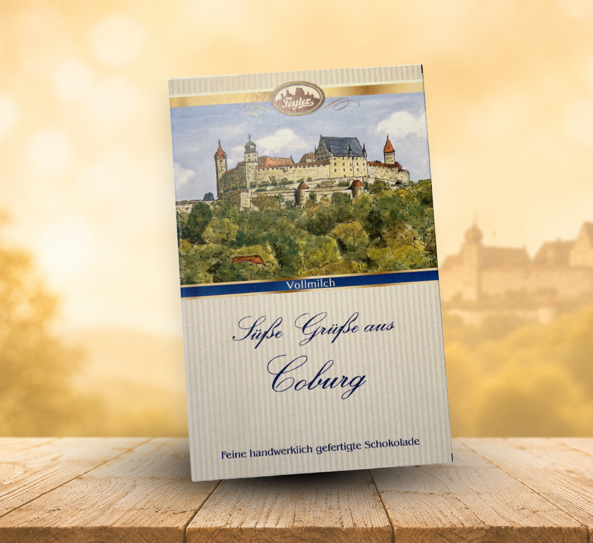 "Süße Grüße aus Coburg" Schokolade Vollmilch 125g