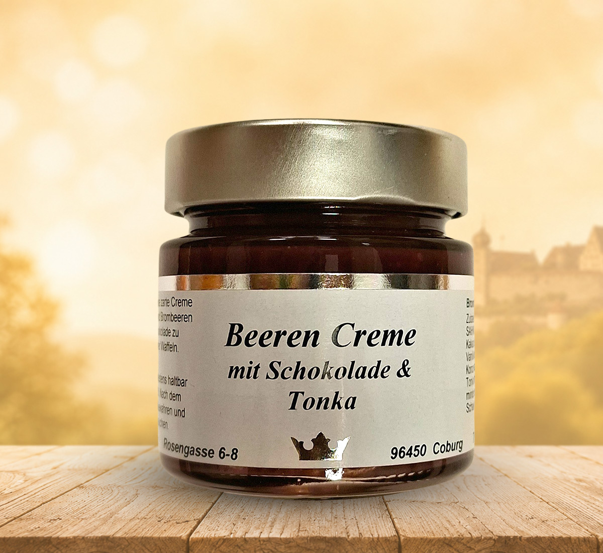 Winterbeeren Schokocreme mit Tonka Fruchtaufstrich